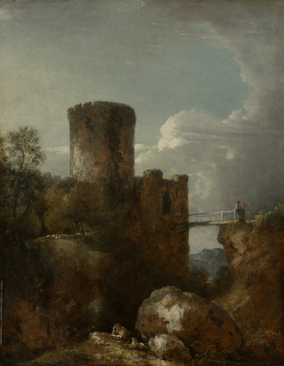 Conway Castle, 1809 af George Howland Beaumont