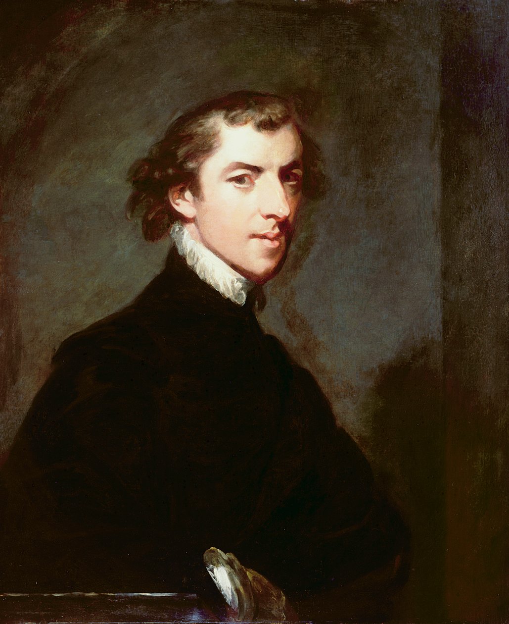 Selvportræt, ca.1780 af George Huddesford