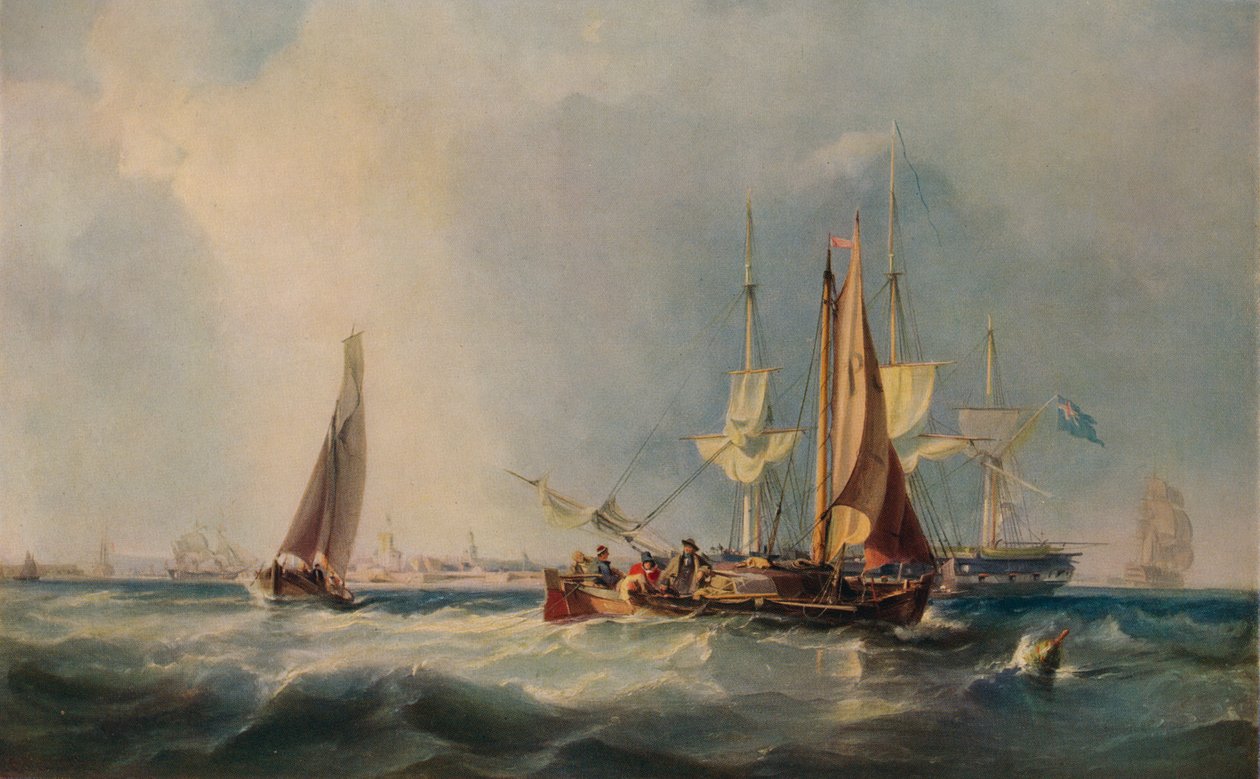 Portsmouth, 1839 af George Hyde Chambers