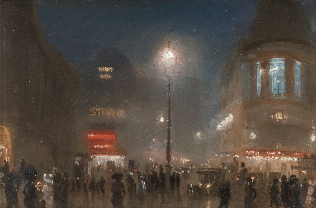 London Theatreland, ca.1910 af George Hyde Pownall