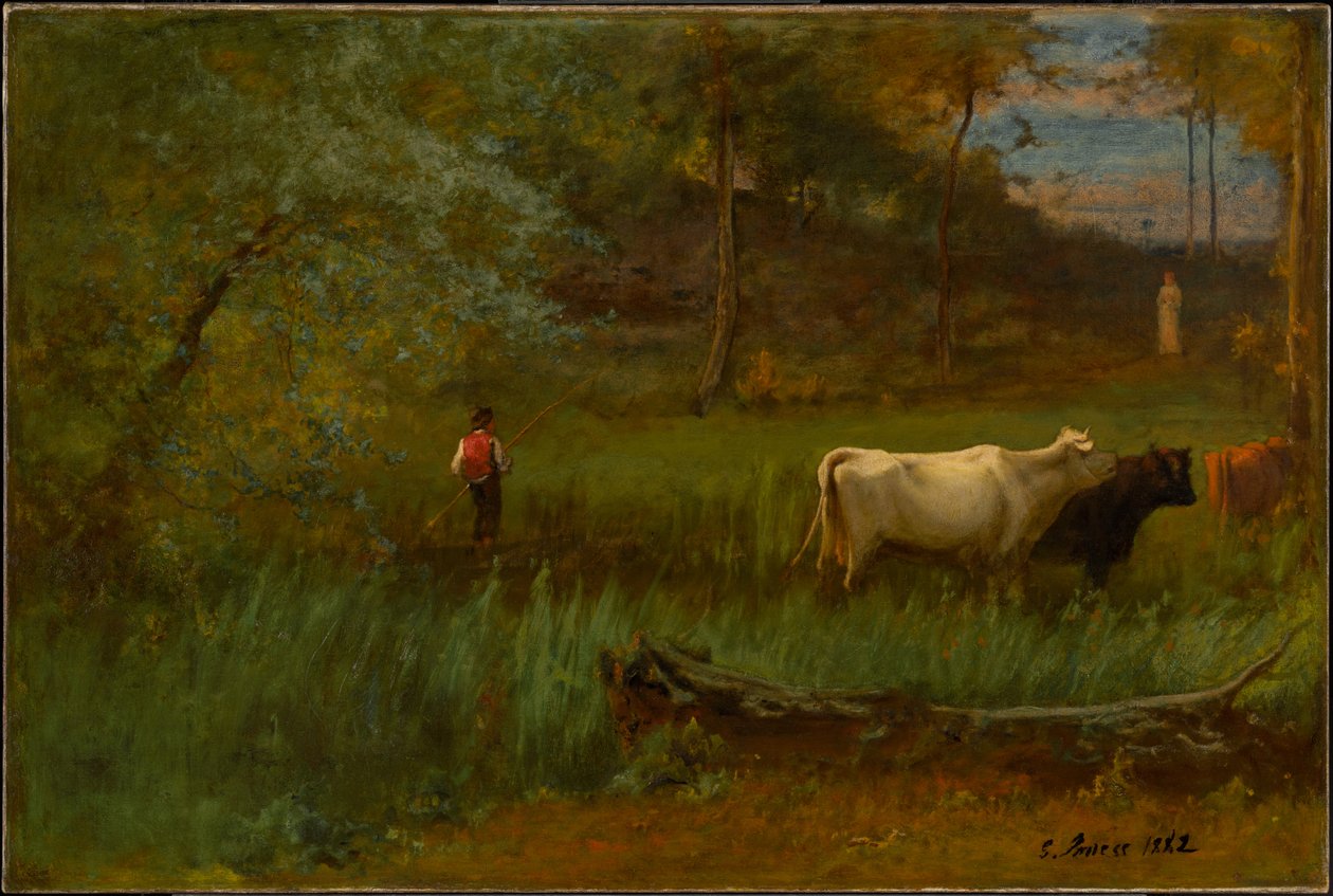 En pastoral af George Inness