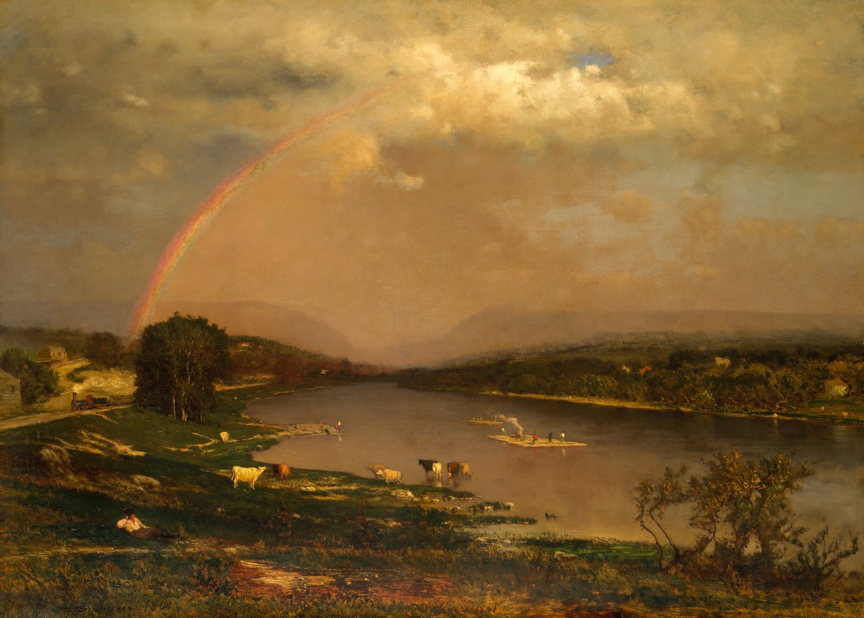 Delaware Water Gap, 1861. af George Inness