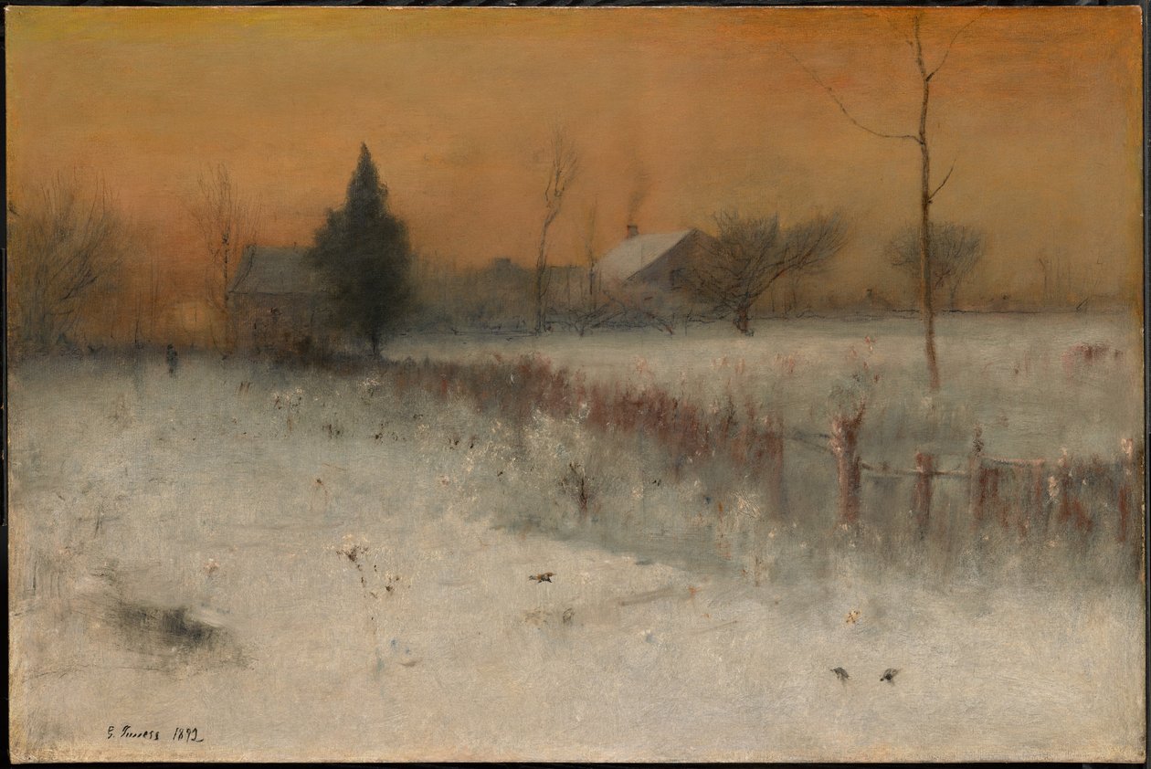 Hjem i Montclair af George Inness