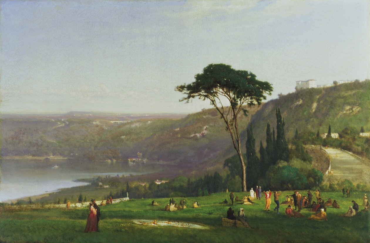 Albano-søen af George Inness