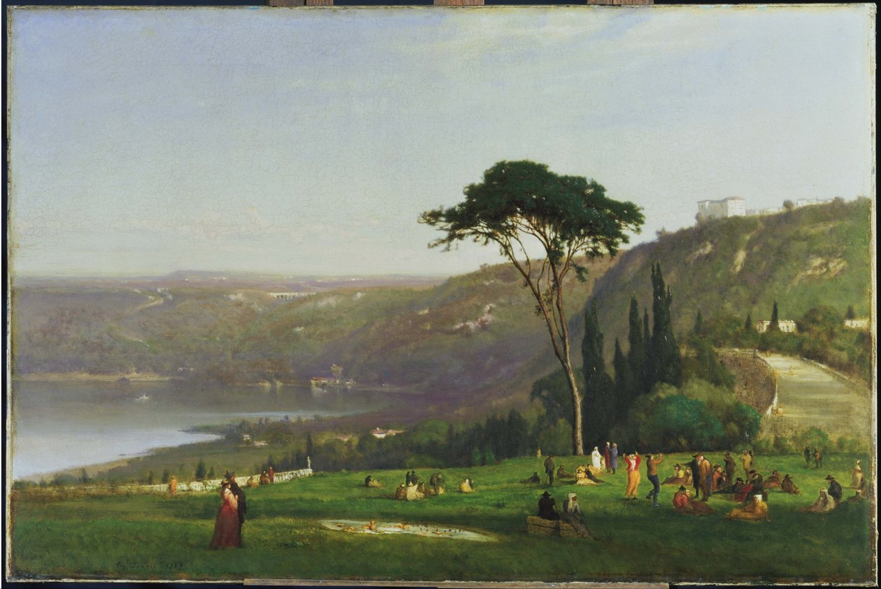 Albanosøen af George Inness