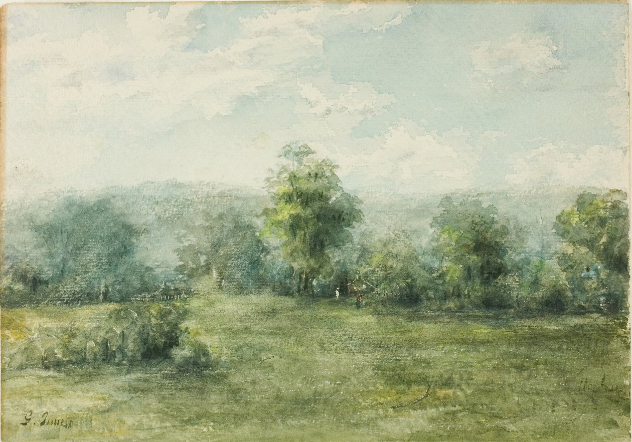 Landskab af George Inness