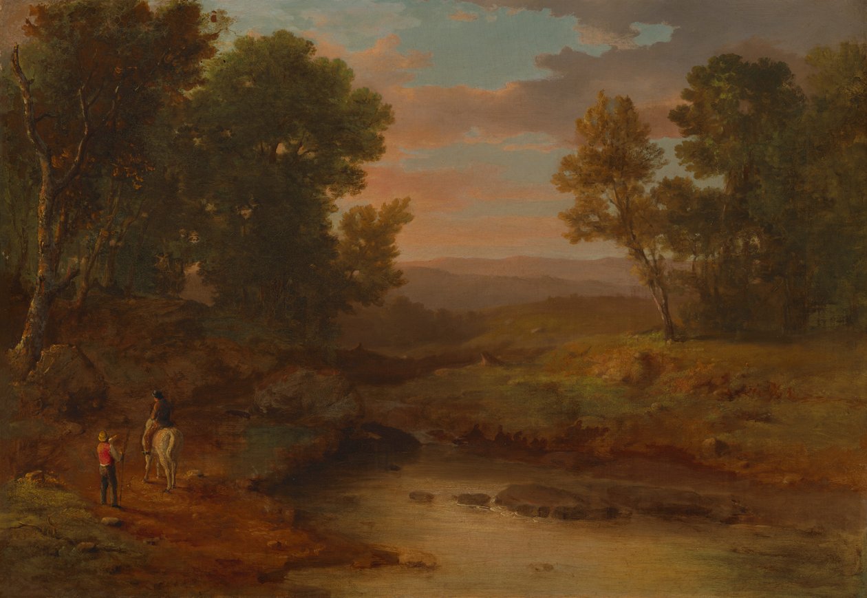 Landskab af George Inness