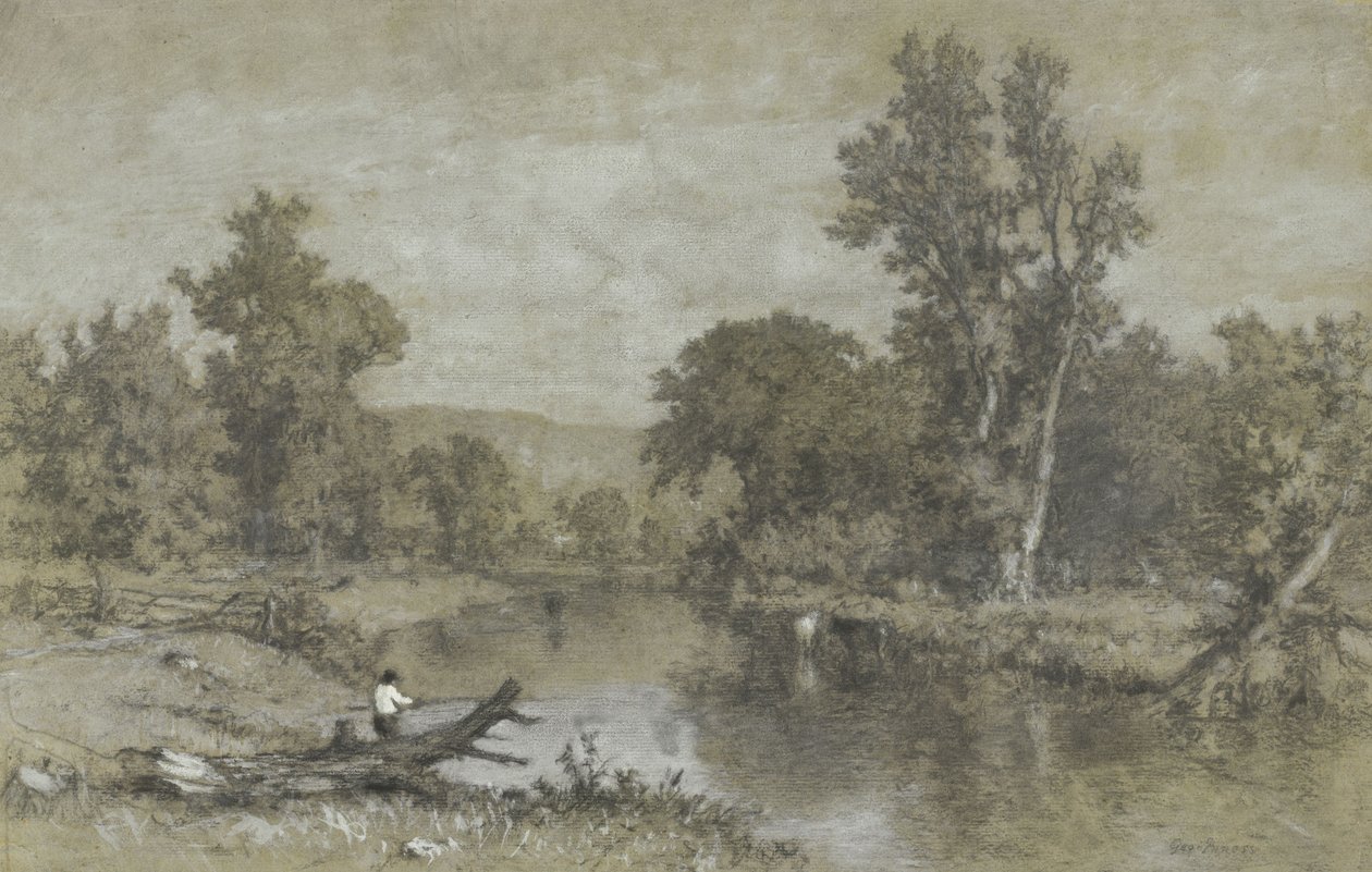 Milton, New York af George Inness