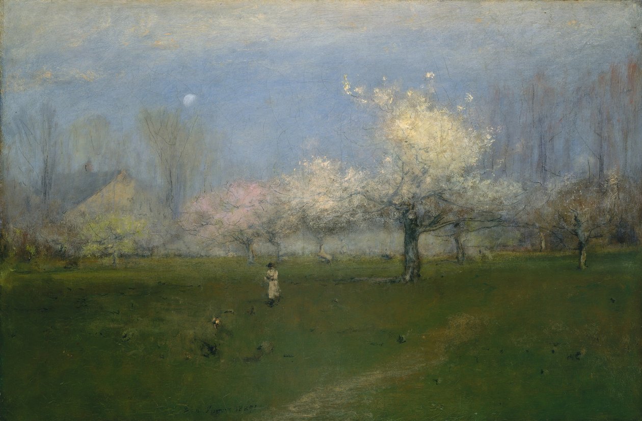 Spring Blossoms, Montclair, New Jersey, ca. 1891. af George Inness