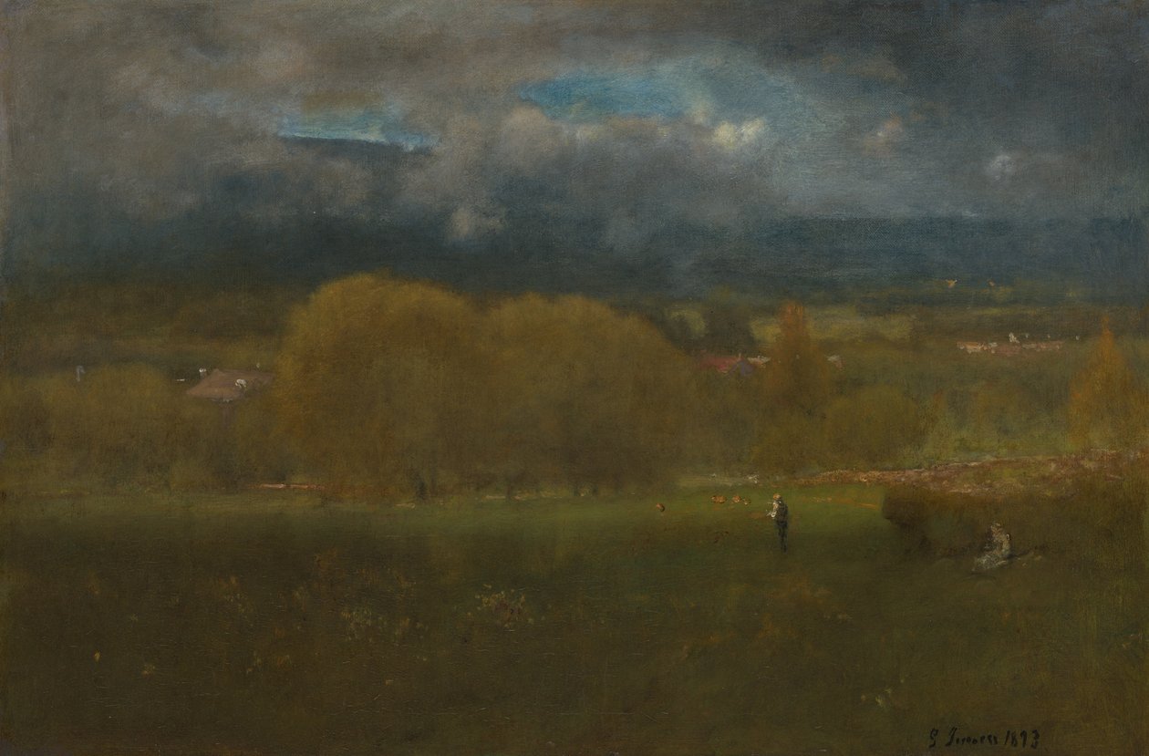 Den solbeskinnede dal af George Inness