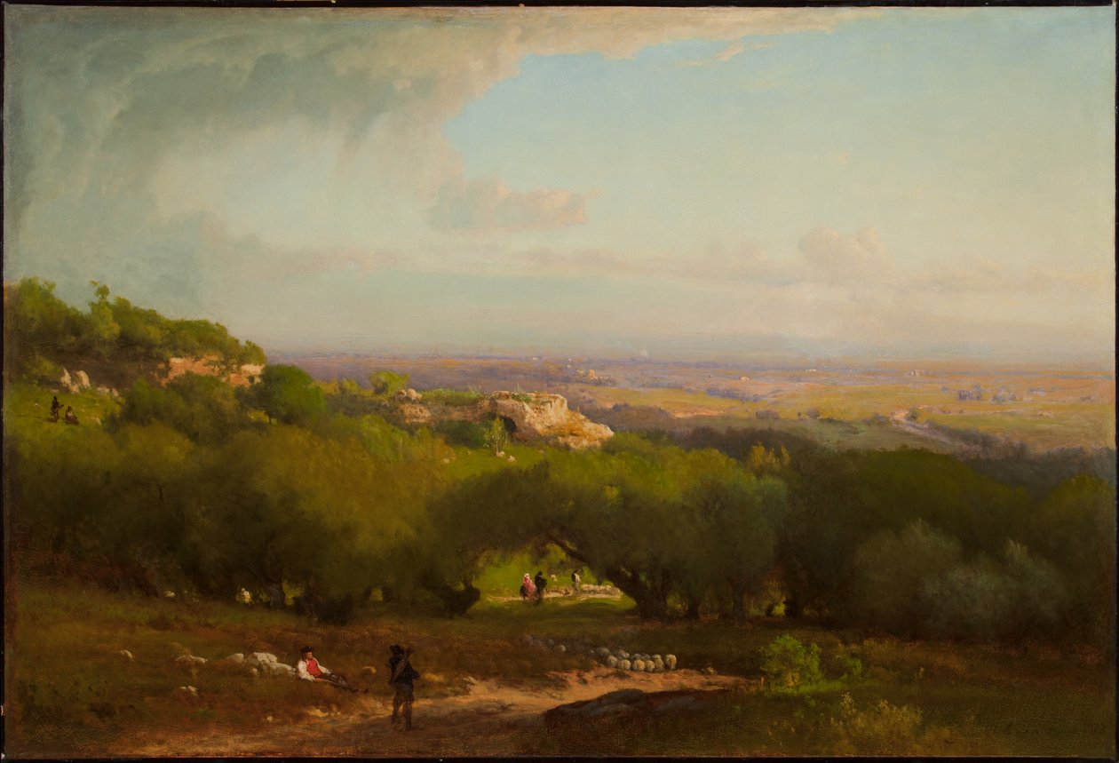 Alban Hills, 1873 af George Inness