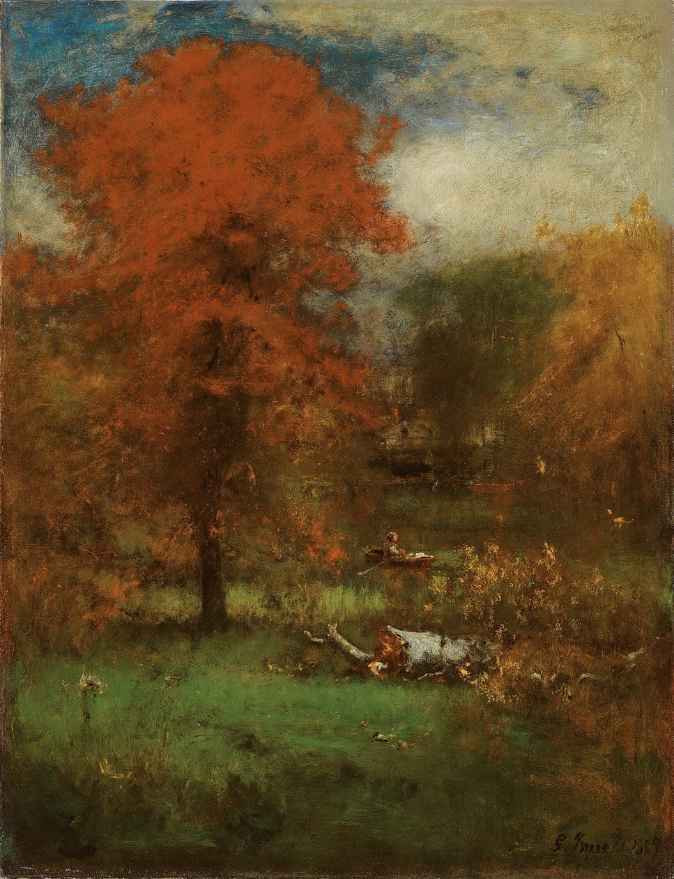 Mølledammen af George Inness