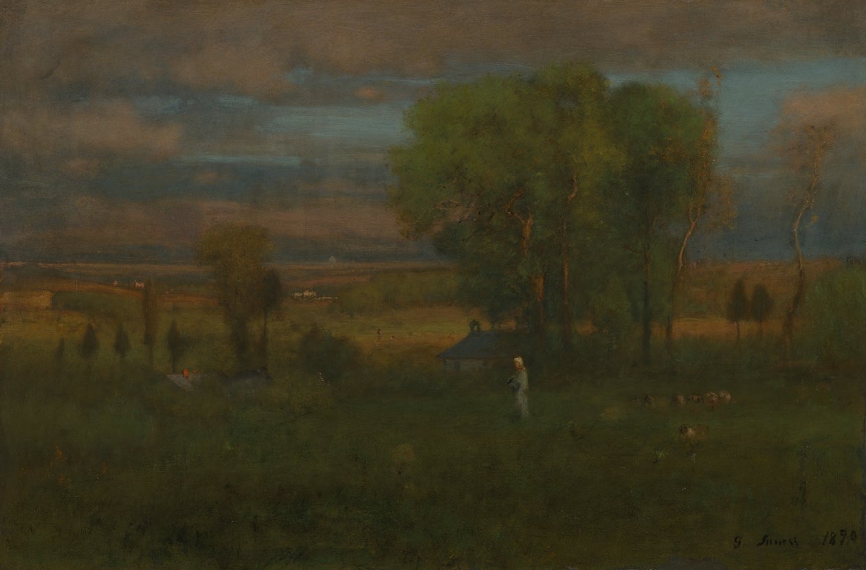 Skumring i Italien af George Inness