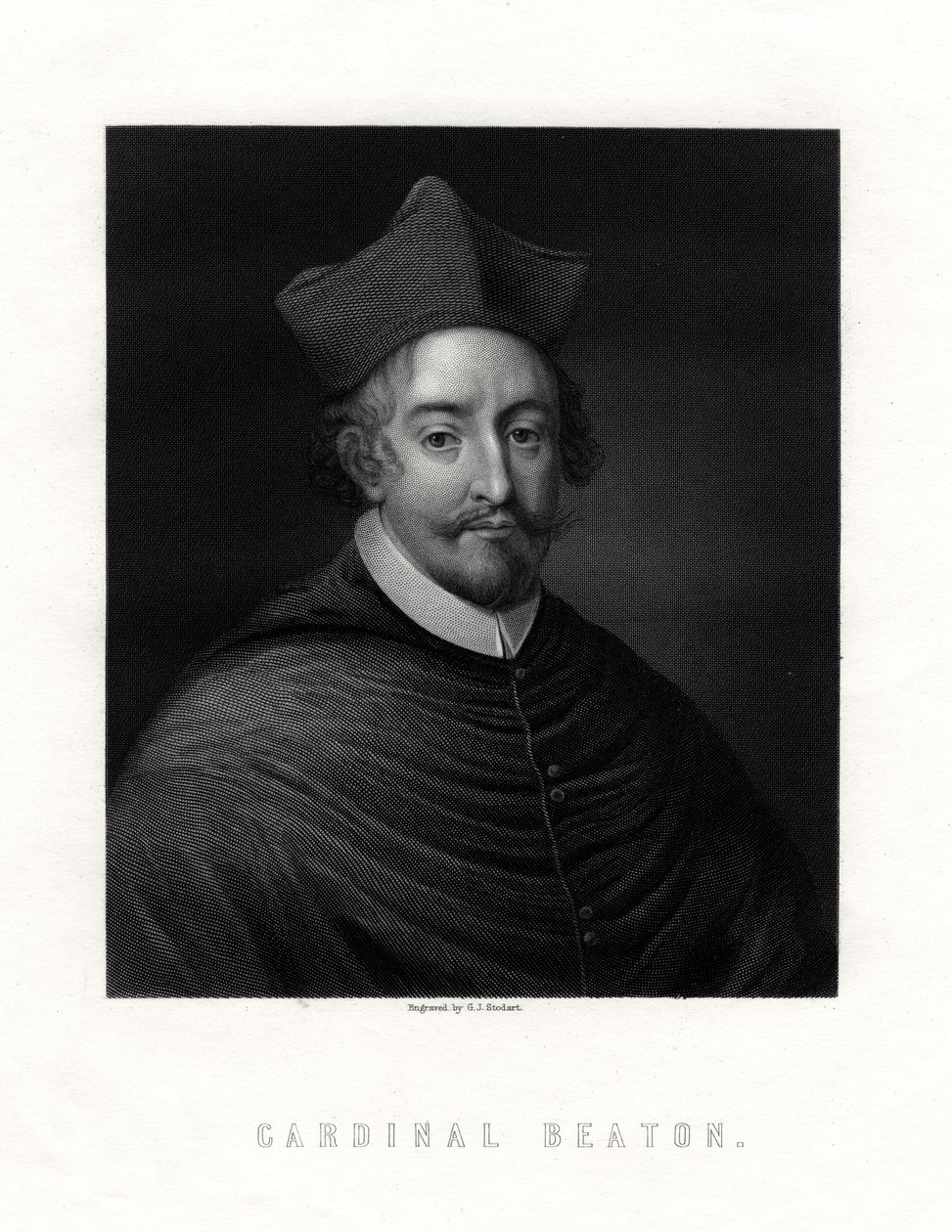 Kardinal David Beaton, c1494-1546, skotsk kardinal og ærkebiskop af St. Andrews af George J. Stodart