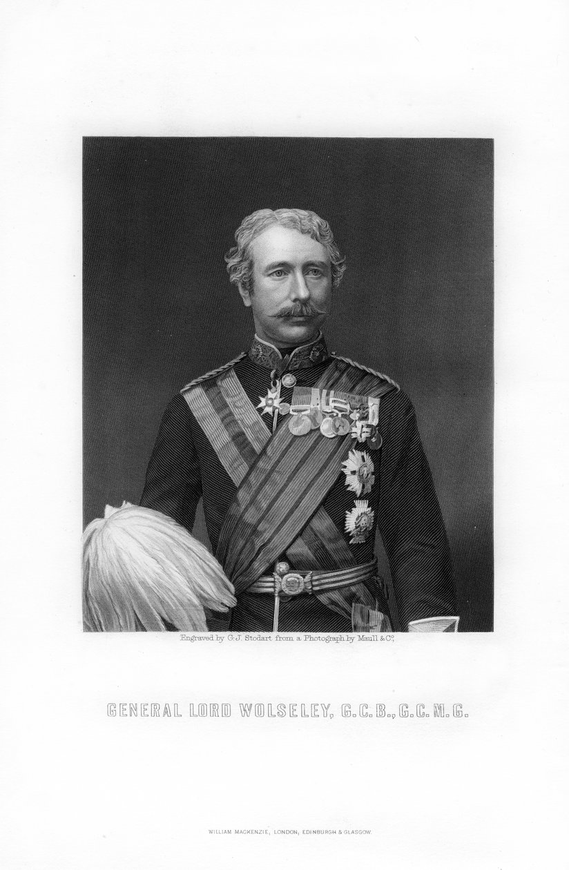 Garnet Joseph Wolseley, 1. Viscount Wolseley, britisk feltmarskal, 1893. af George J. Stodart