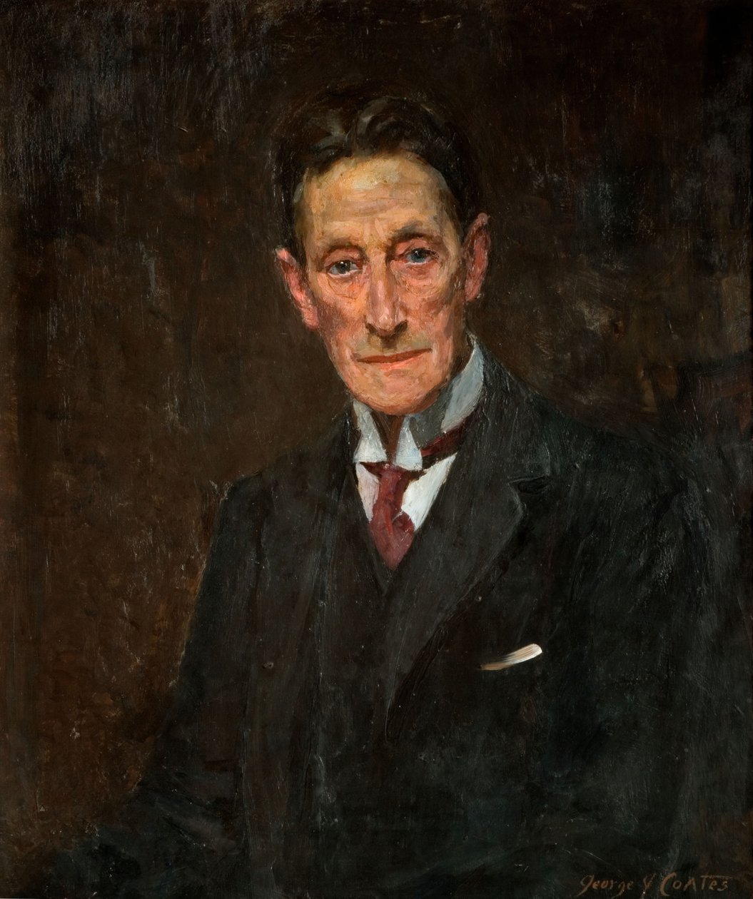 Portræt af Sir Johnston Forbes-Robertson, 1900-1925. af George James Coates
