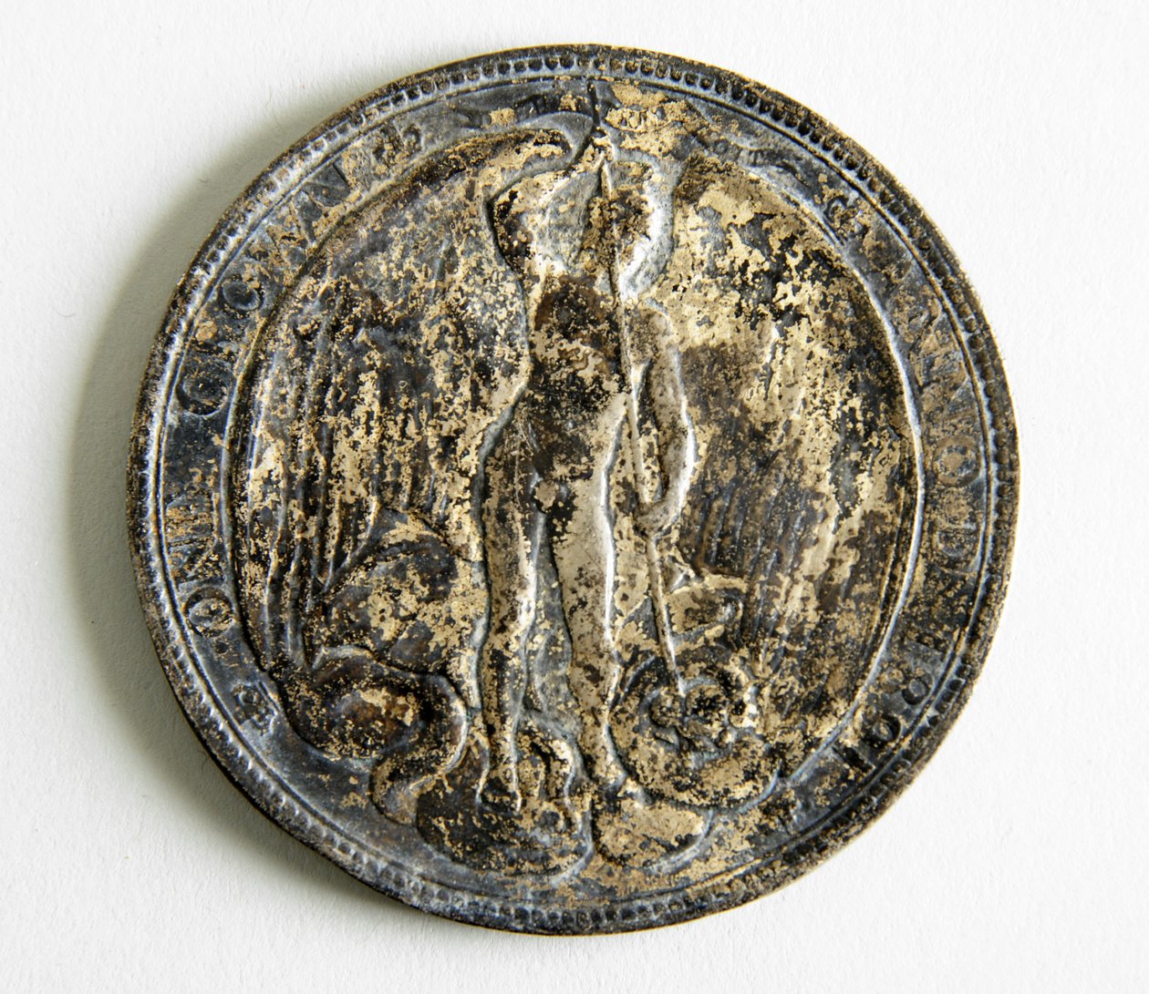 Figur dræbende slange, en krone af George James Frampton