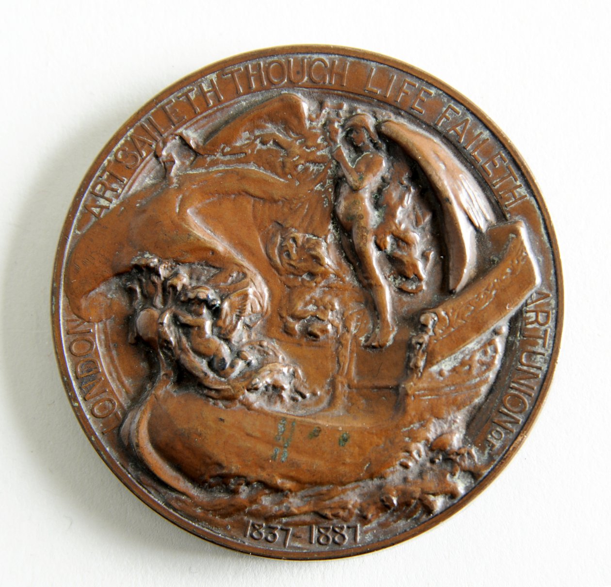 Medalje til minde om dronning Victorias guldjubilæum af George James Frampton