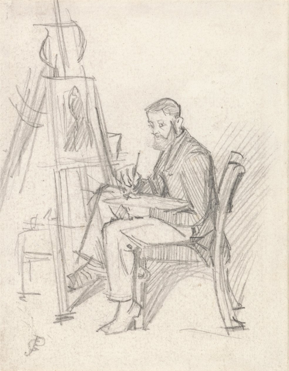 Selvportræt af George John Pinwell