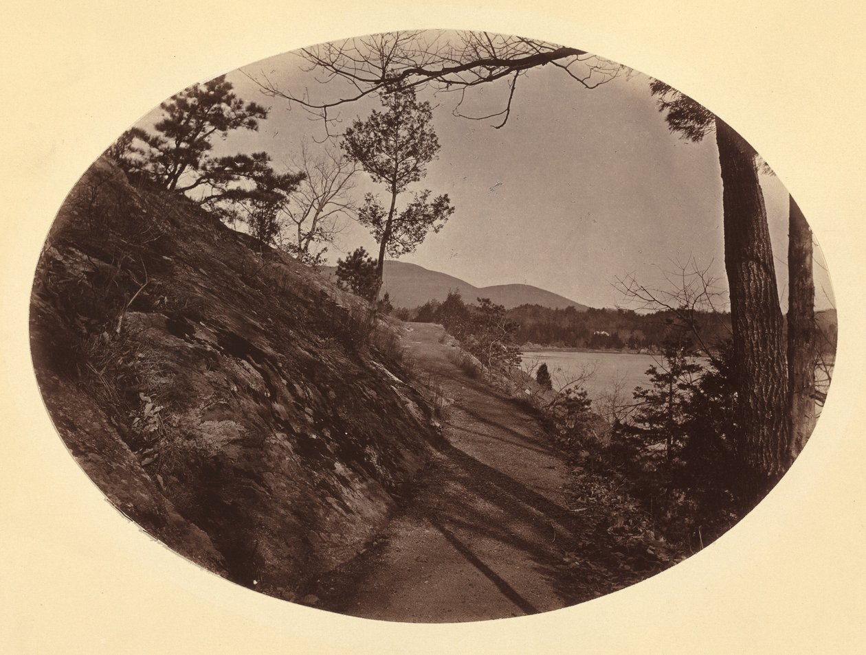 F.W. 4 Old Chain Battery Walk, West Point, New York, ca. 1867-1868. af George K Warren