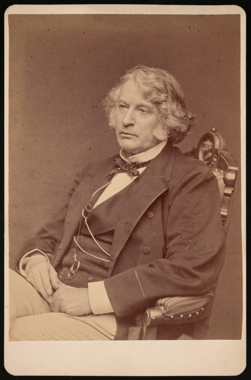Portræt af Charles Sumner 1811-1874, før 1874. af George K Warren