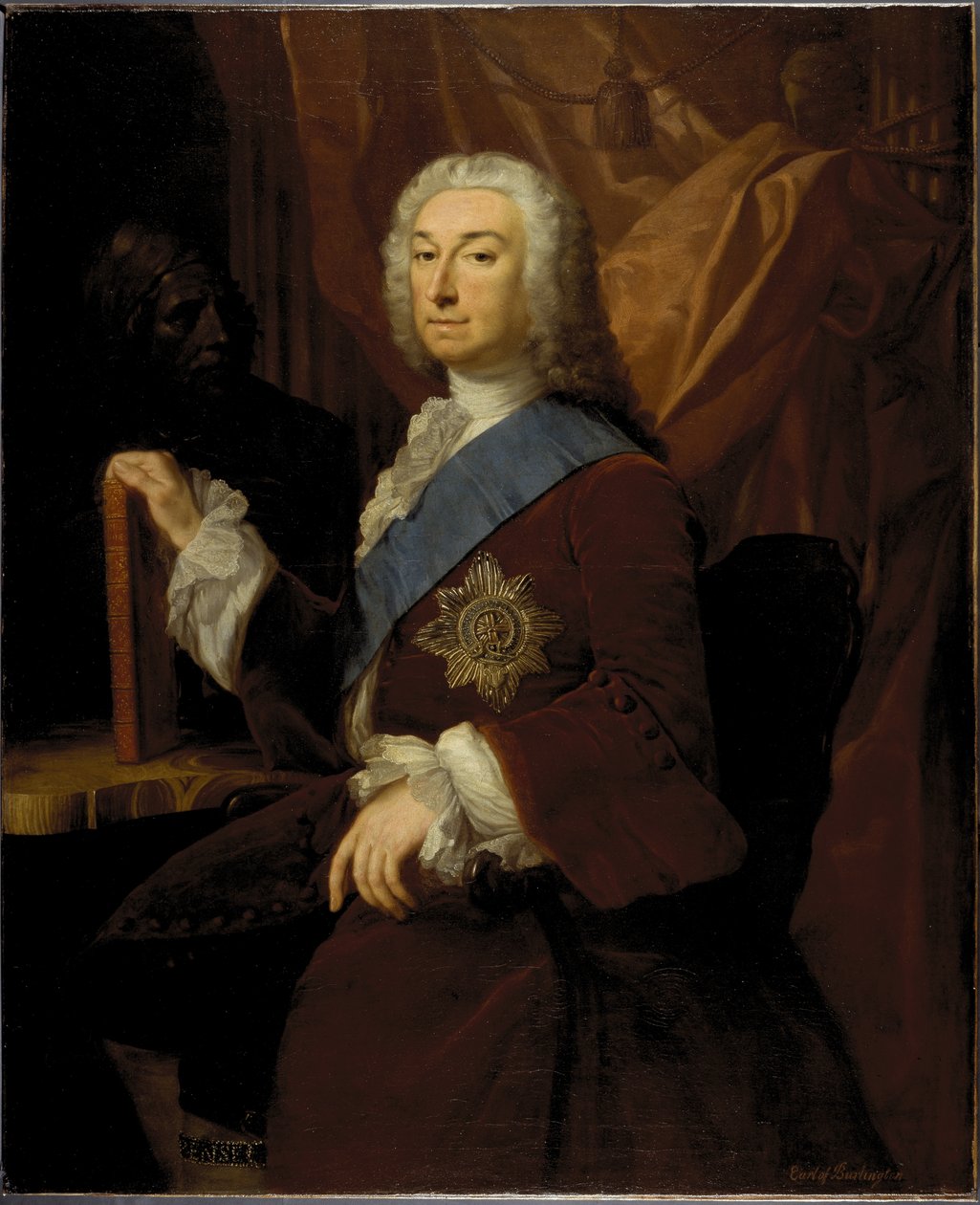 Portræt af Richard Boyle, 3. jarl af Burlington af George Knapton