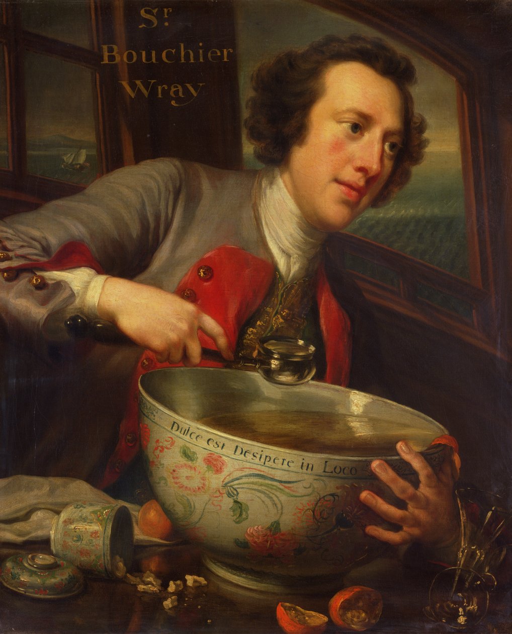 Sir Bouchier Wrey, 1744 af George Knapton