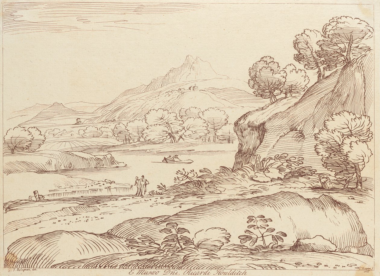 Uden titel: Pastoral scene af George Knapton
