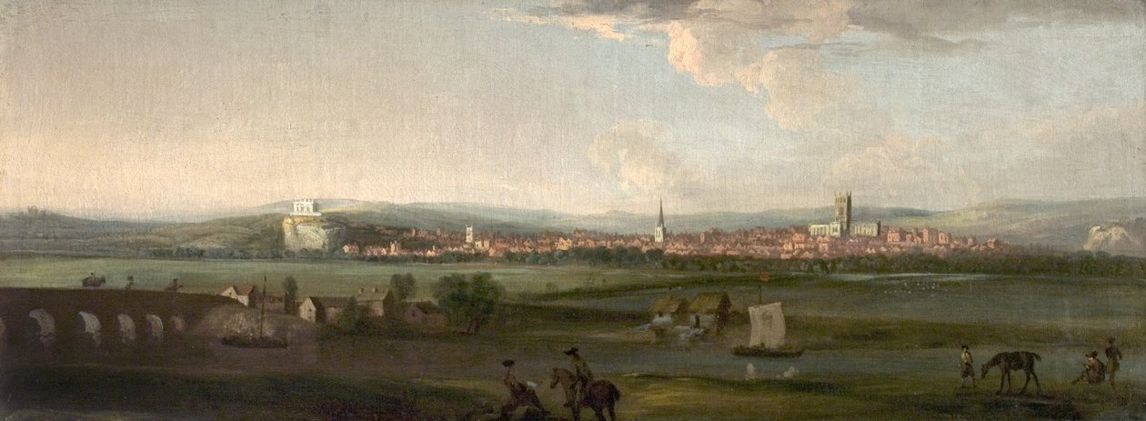 Nottinghamshire fra syd af George Lambert