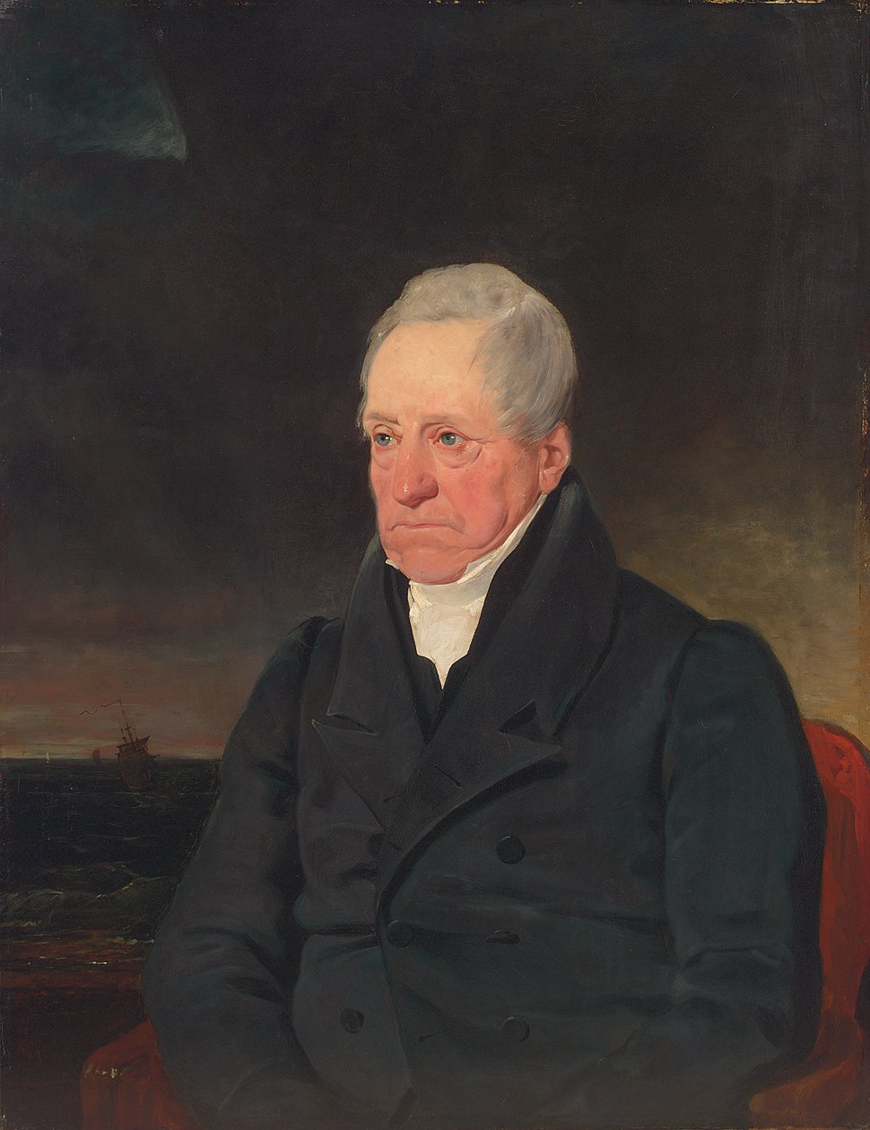 Portræt af William Curling, Esq., 1828 af George Lance