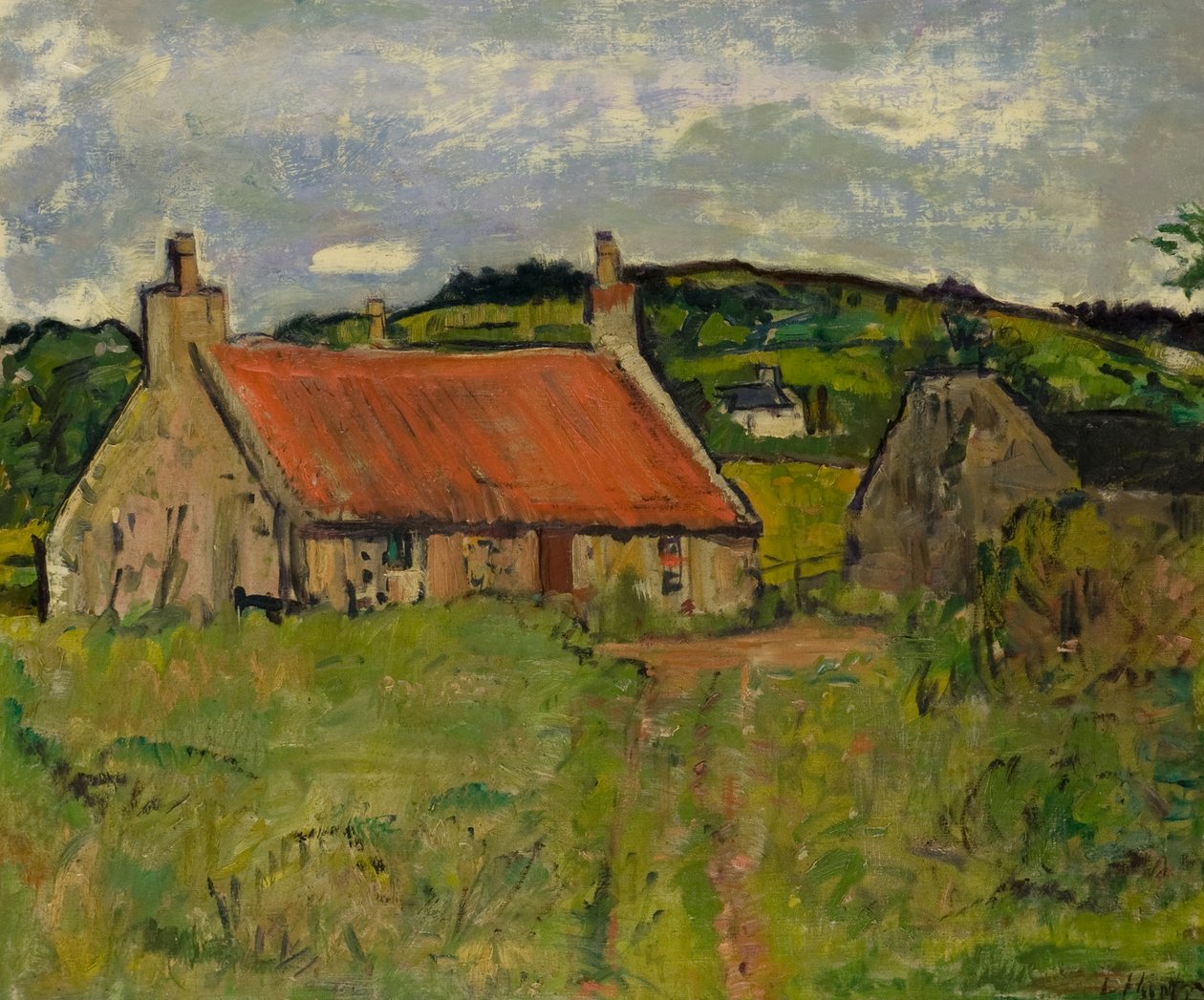 A Cottage in Fife, ca. 1920