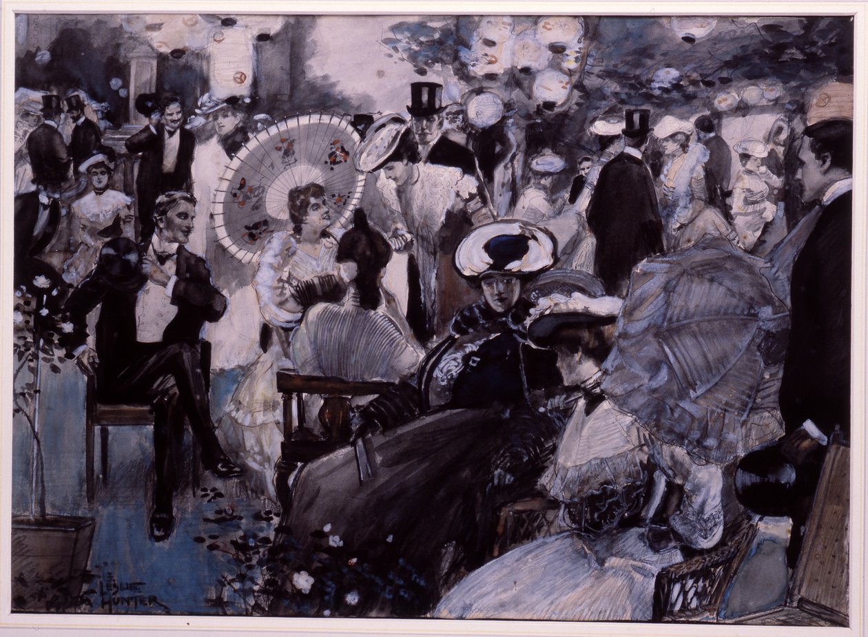 En havefest af George Leslie Hunter