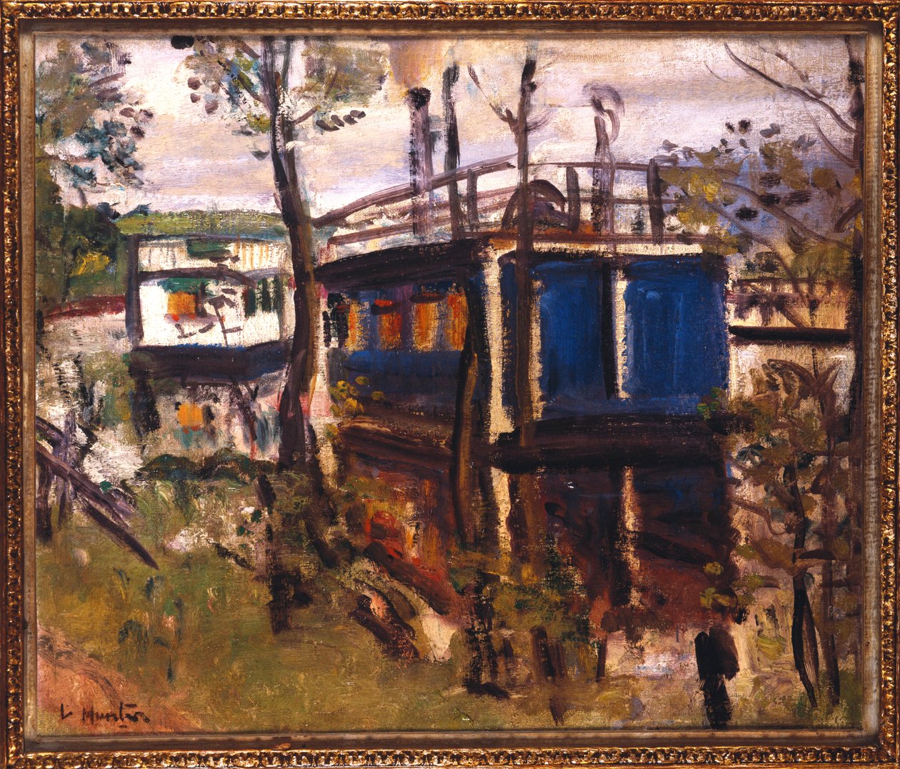 Husbåde, Loch Lomond af George Leslie Hunter