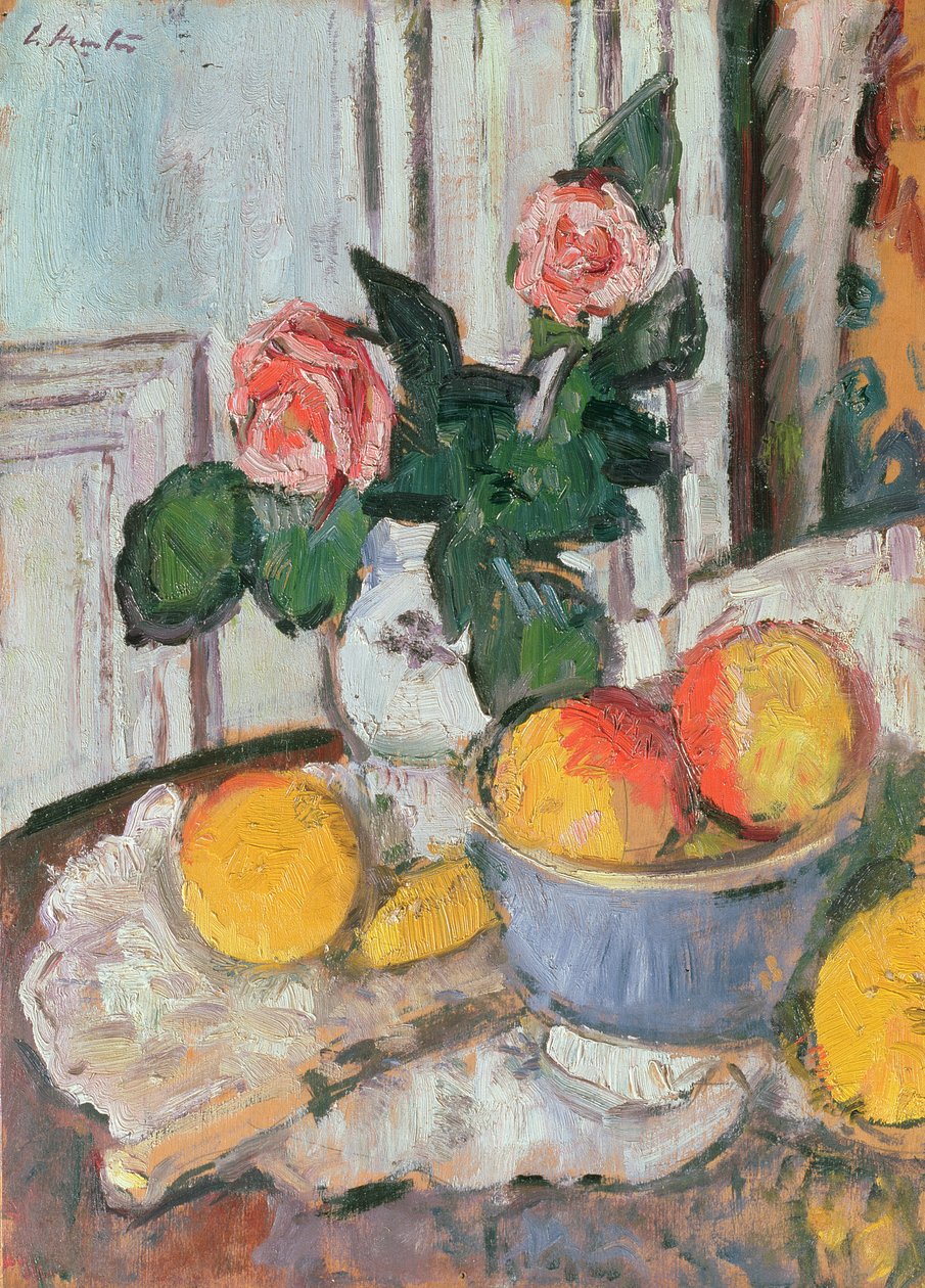 Roser og Frugt af George Leslie Hunter