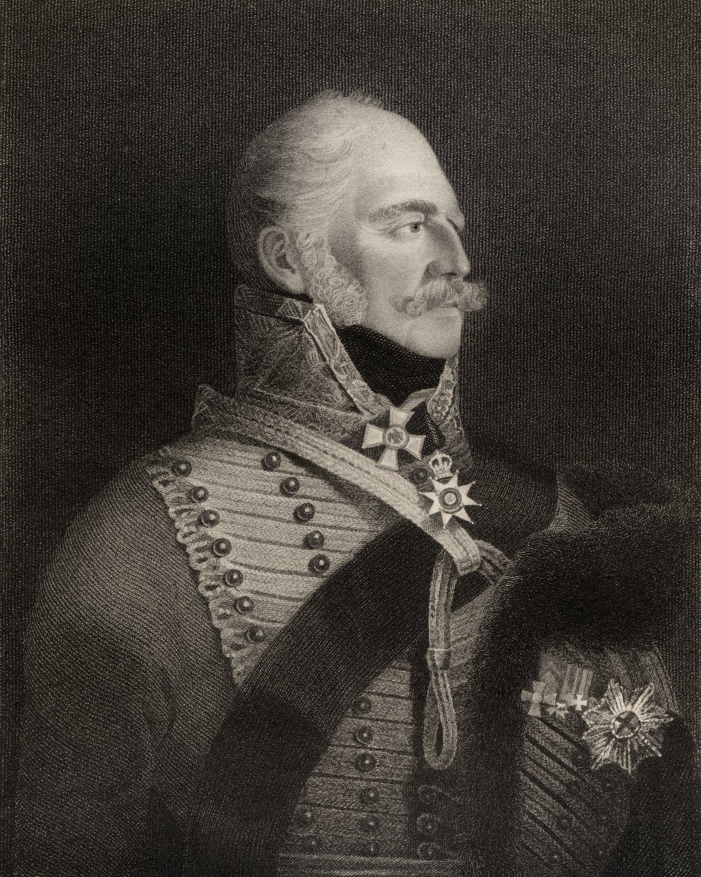 Prins Ernest Augustus, hertug af Cumberland og konge af Hannover, indgraveret af H.R. Cook (fl.1813-47), fra 