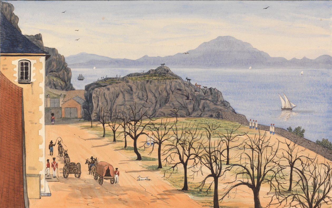 Afrikas bjerge, fra hospitalet i Gibraltar af George Lothian Hall