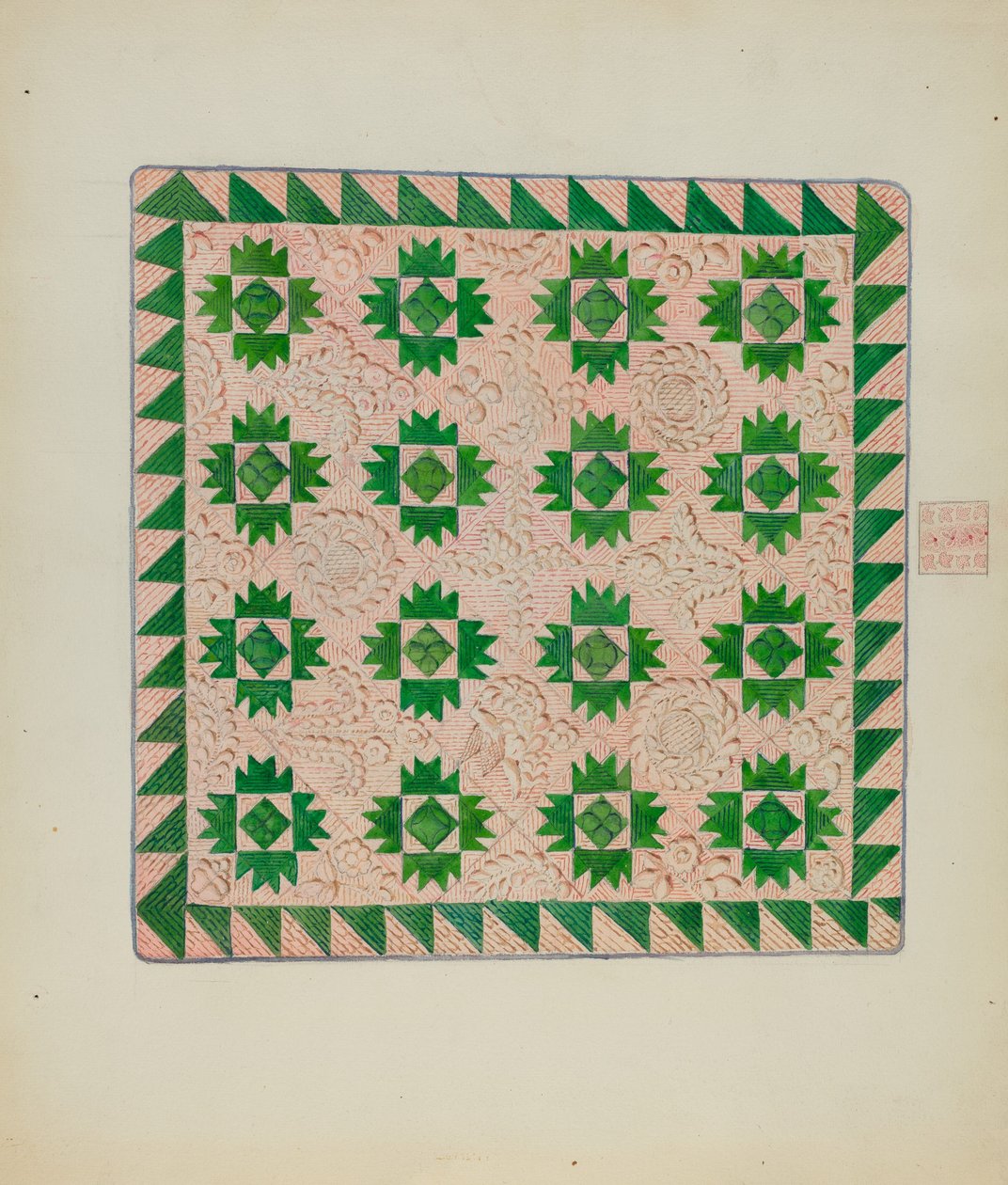 Patchwork Quilt af George Loughridge