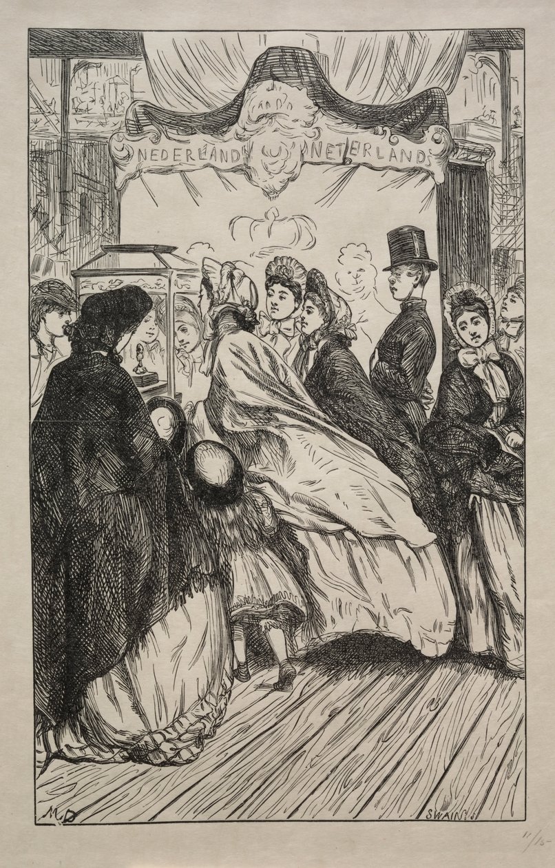 Juveler - På den store udstilling, 1862. af George Louis Palmella Busson Du Maurier
