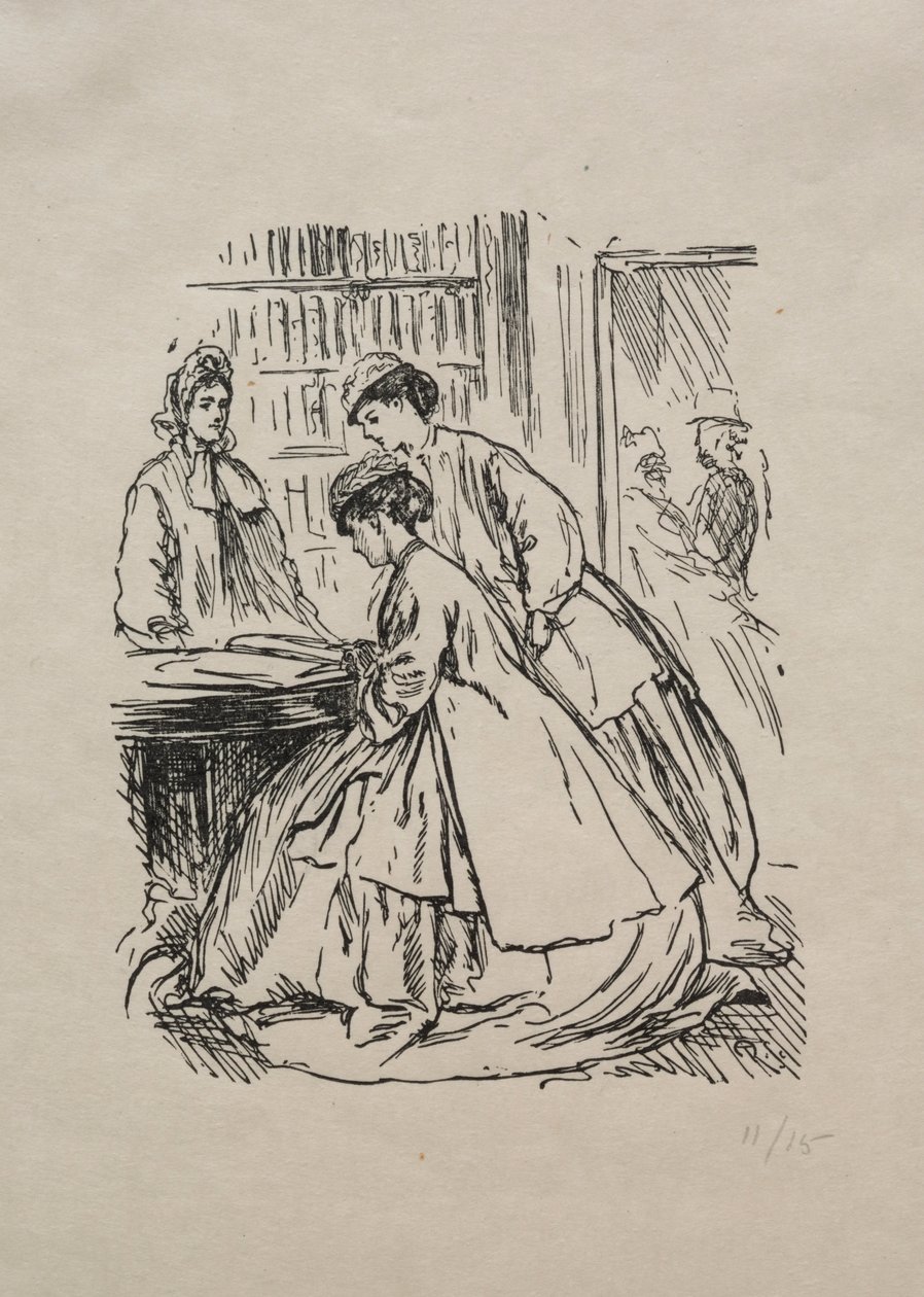 Much Ado about Nothing, 1866. af George Louis Palmella Busson Du Maurier