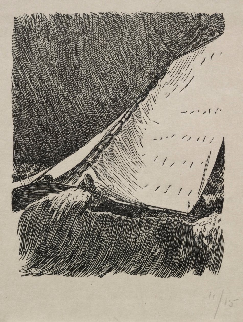 Second Thoughts, 1866. af George Louis Palmella Busson Du Maurier