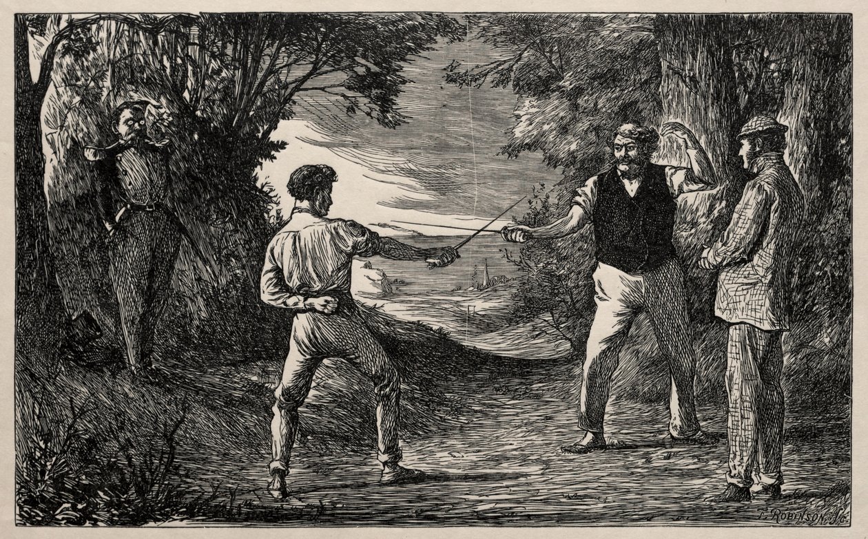 Den geniale wobler, 1865. af George Louis Palmella Busson Du Maurier
