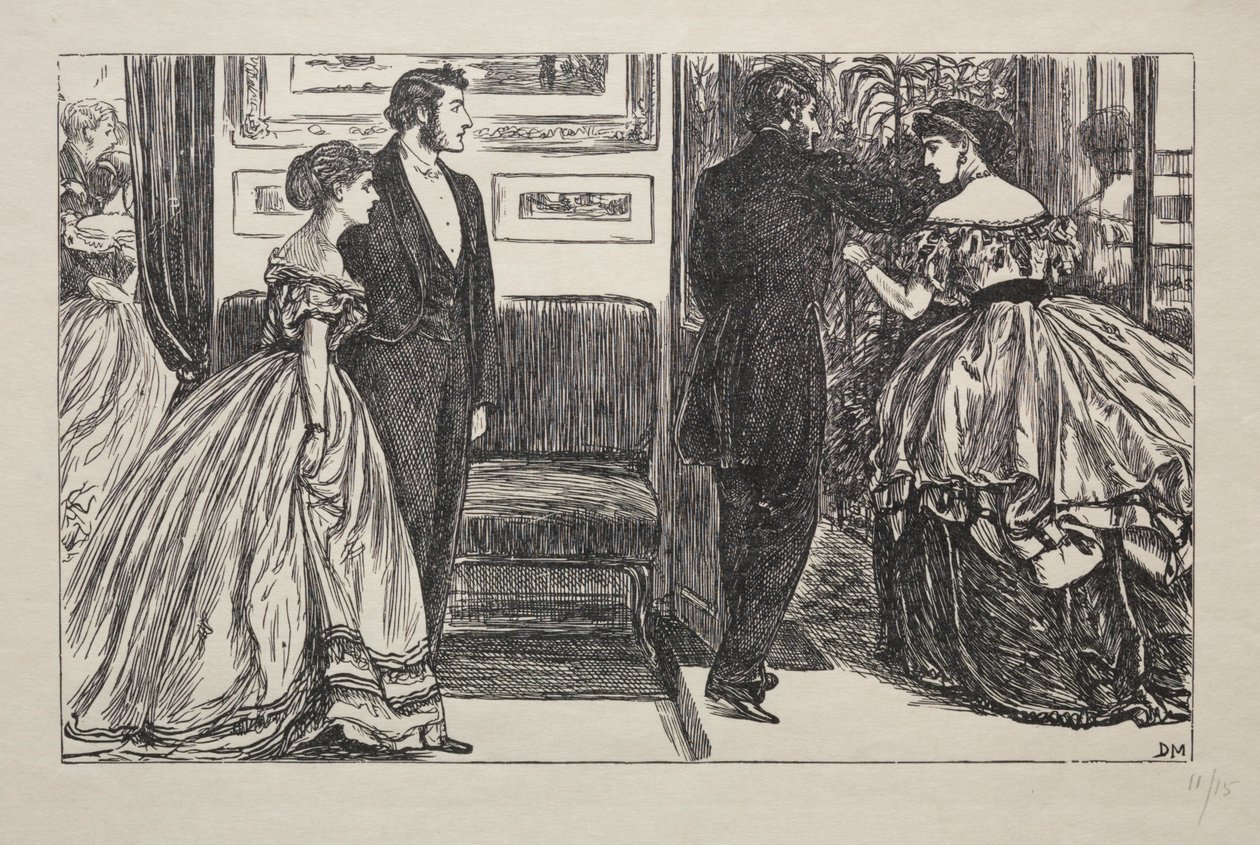 Diamanternes dronning - hvordan hun blev vundet og tabt, 1866. af George Louis Palmella Busson Du Maurier