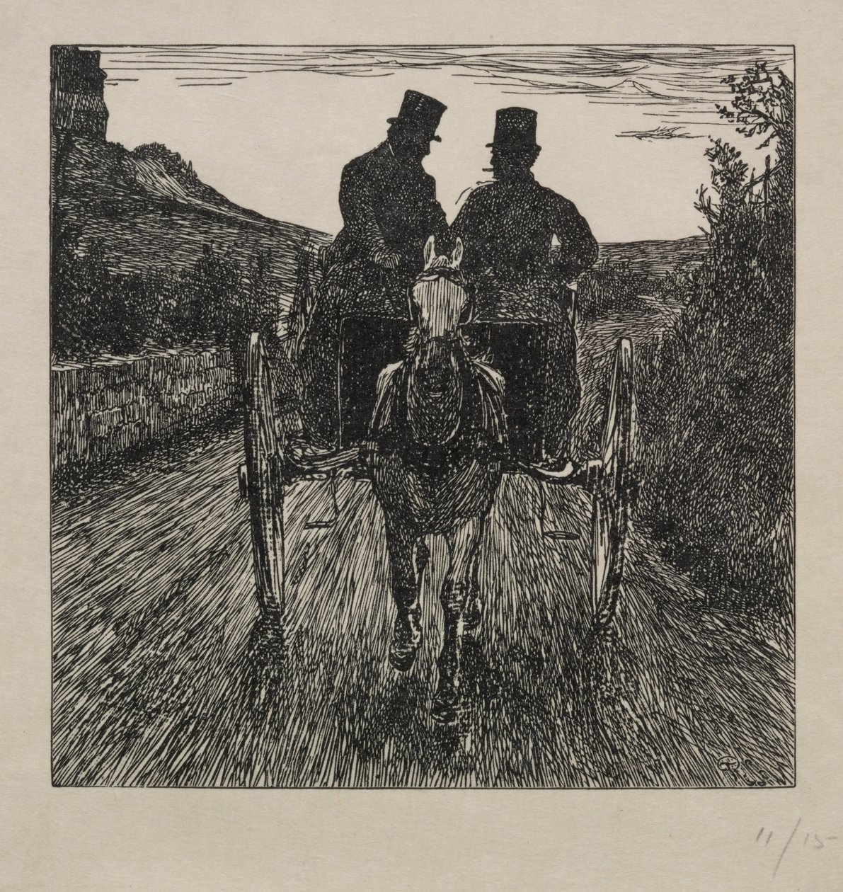 Hvorfor Pifflers mistede deres returkamp, 1865. af George Louis Palmella Busson Du Maurier
