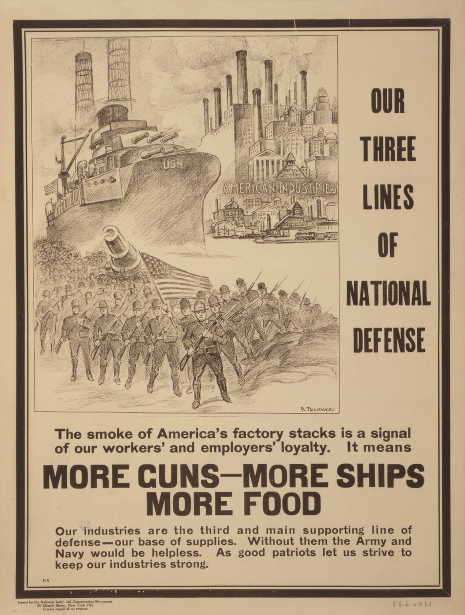 Vores tre nationale forsvarslinjer, af R.Peckner af Bartolome Esteban and studio Murillo