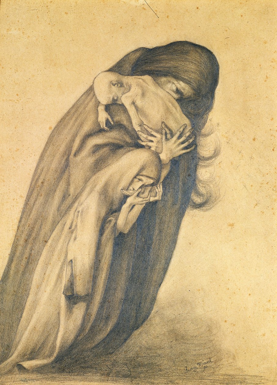 Den sørgende Moder, 1890 af George Minne Baron