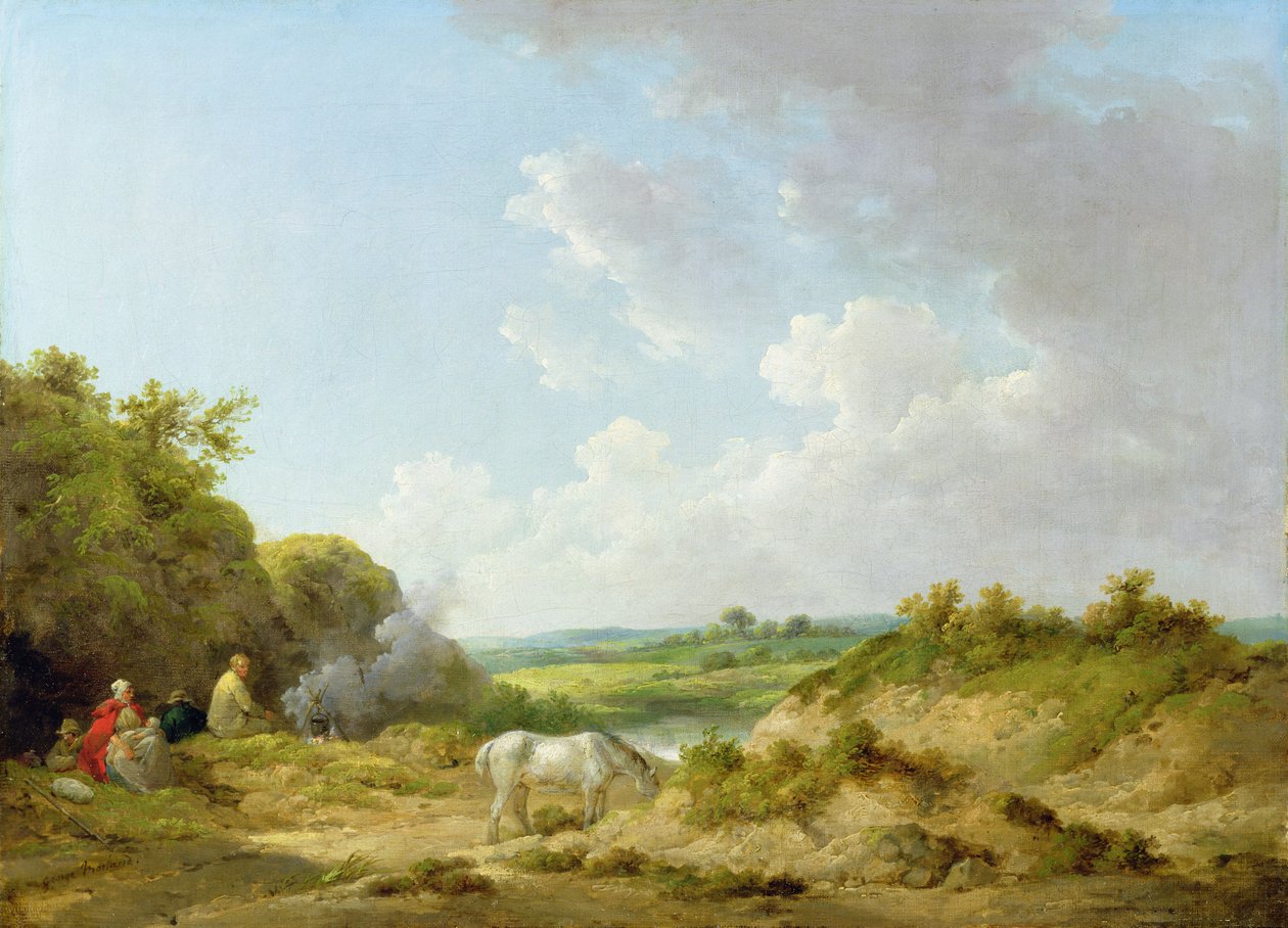 En sigøjnerlejr af George Morland