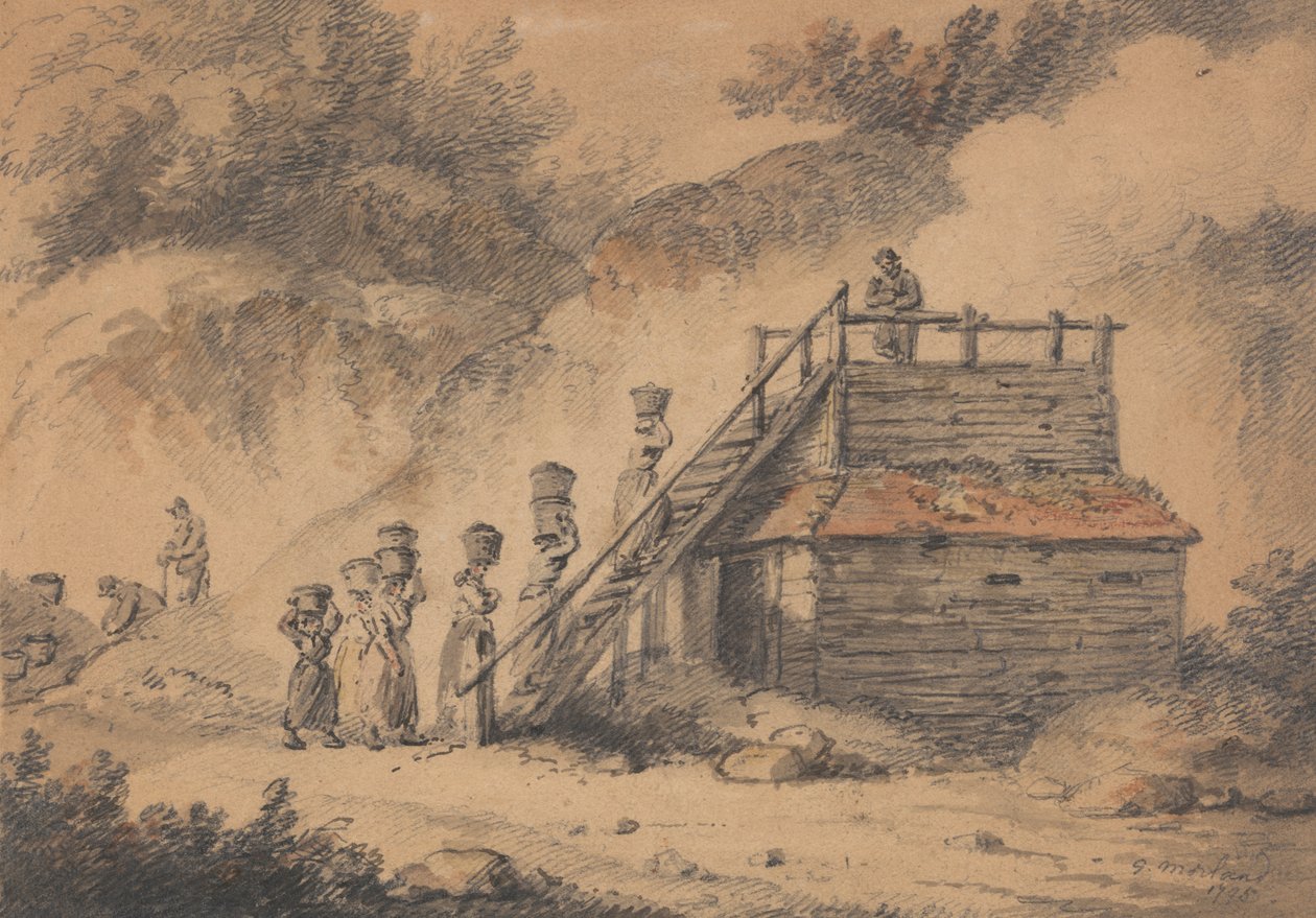En humleovn af George Morland