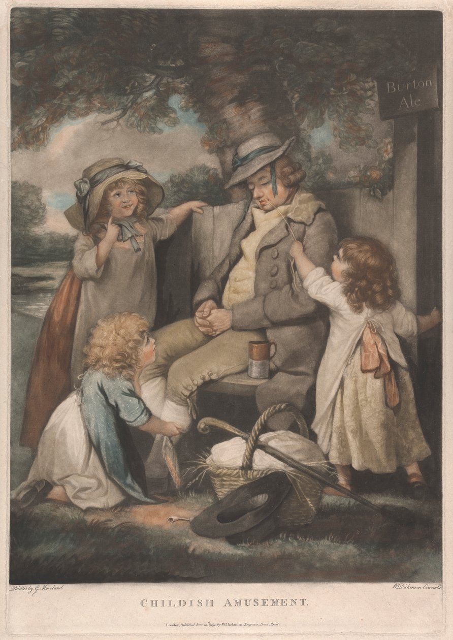 Barnlig morskab af George Morland