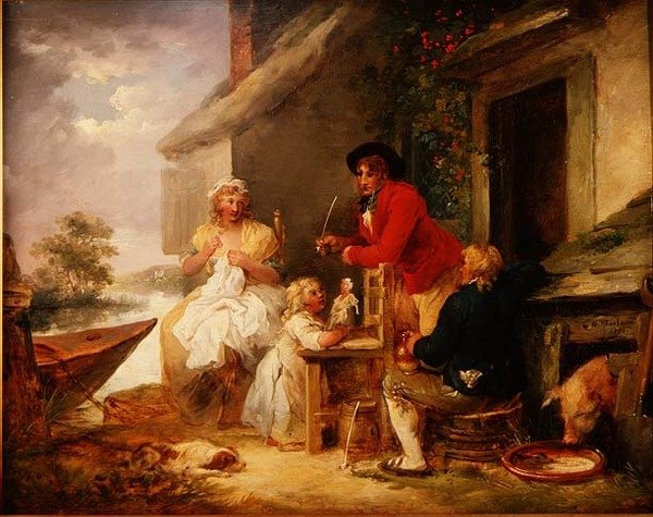 Hyttedør af George Morland
