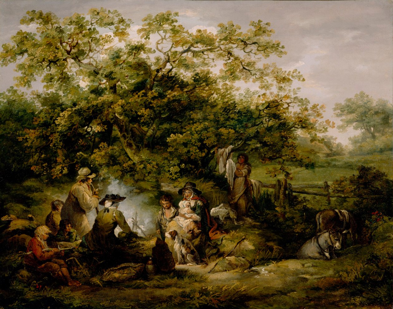 Sigøjnerlejr af George Morland